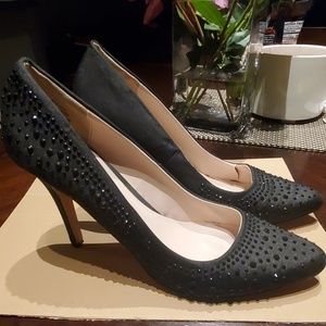 3" Black gem heels